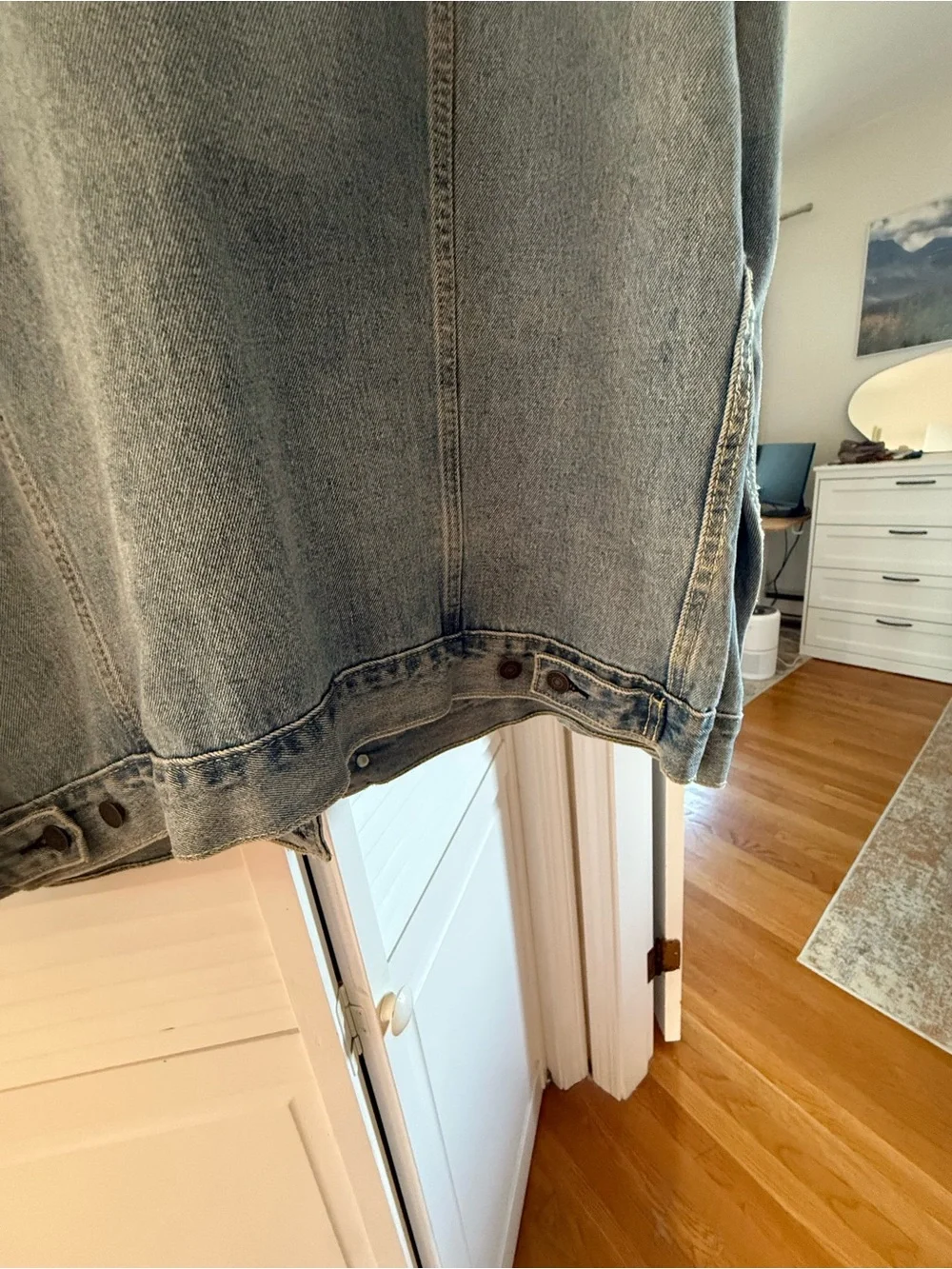 Levi's Light Wash Denim Jacket in Blue